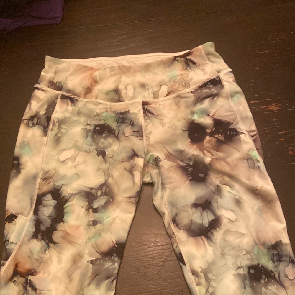 Calia work out leggings and top size:large teal blue black